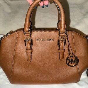 Michael Kors Tan Satchel Bag